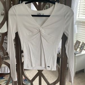 Hollister fitted long sleeve top